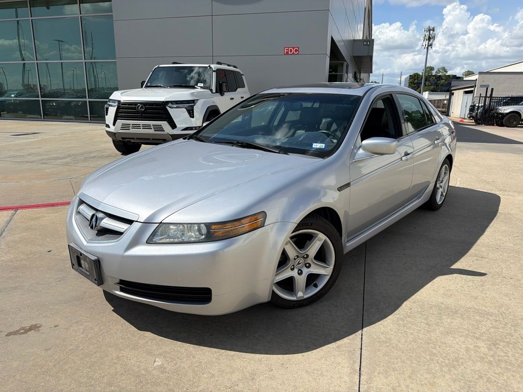 Silver 2005 Acura TL Sedan Front-Wheel Drive 5-Speed Automatic Overdrive
