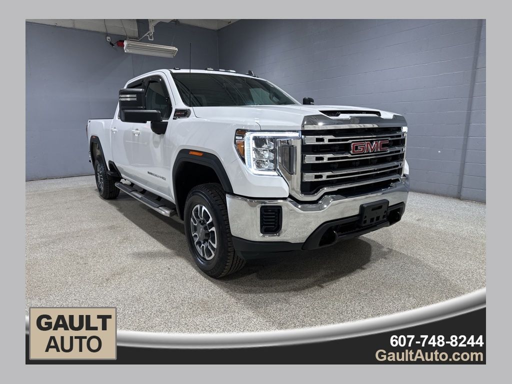 Summit White 2021 GMC Sierra 2500HD Pickup Truck Four-Wheel Drive 6-Speed Automatic