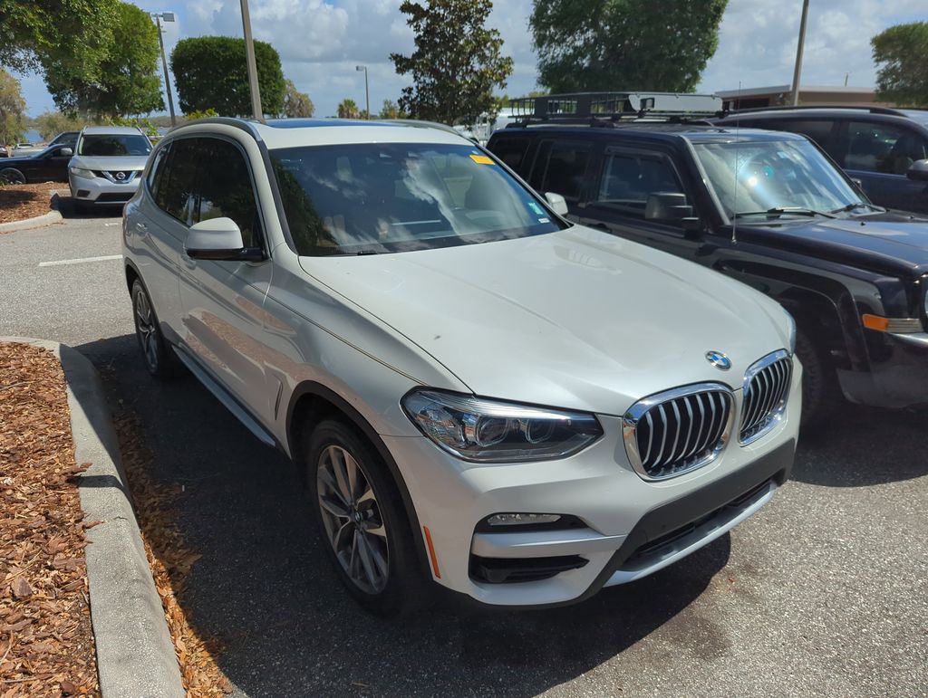 Mineral White Metallic 2019 BMW X3 sDrive30i RWD SUV / Crossover Rear-Wheel Drive 8-Speed Automatic