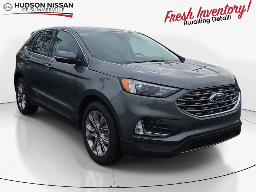 Gray Metallic 2024 Ford Edge Titanium AWD SUV / Crossover All-Wheel Drive 8-Speed Automatic