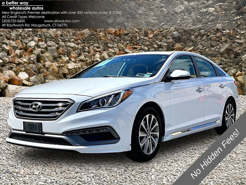 Quartz White Pearl 2017 Hyundai Sonata Sedan Front-Wheel Drive 6-Speed Automatic