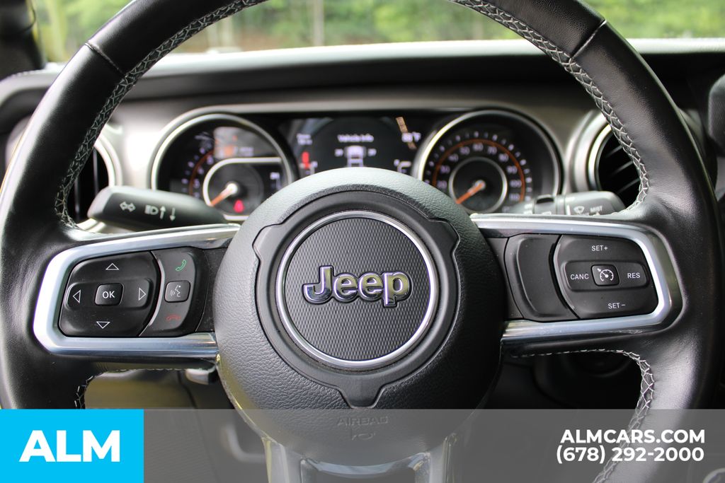 Used 2023 Yellow Jeep Sahara image 28