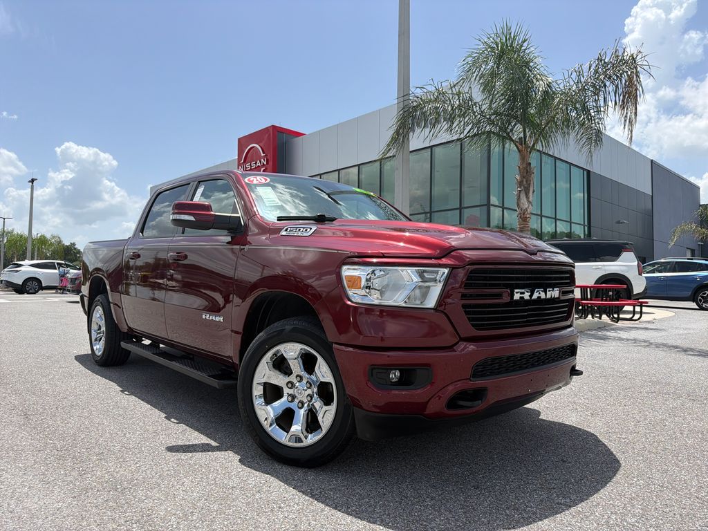 Delmonico Red Pearlcoat 2020 RAM 1500 Pickup Truck Four-Wheel Drive 8-Speed Automatic