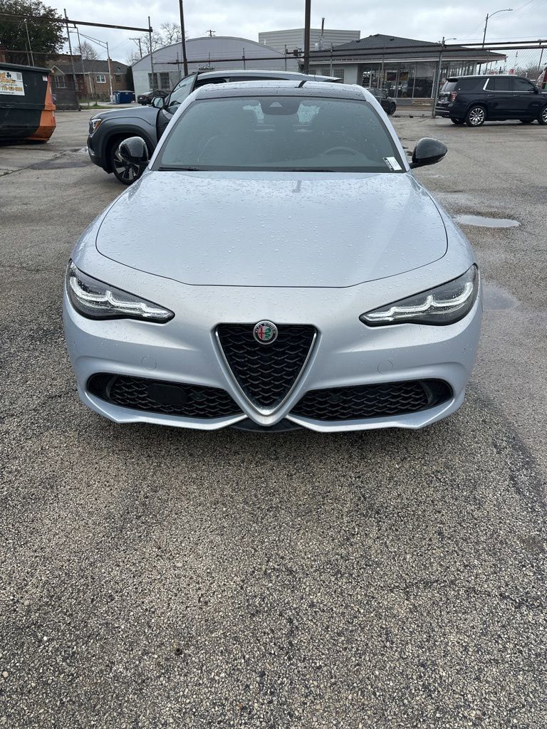Moonlight Gray Metallic 2024 Alfa Romeo Giulia Ti RWD Sedan Rear-Wheel Drive 8-Speed Automatic