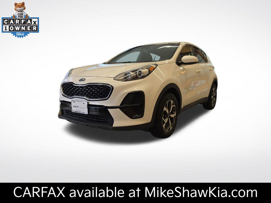 Snow White Pearl 2022 Kia Sportage SUV / Crossover Front-Wheel Drive 6-Speed Automatic Overdrive