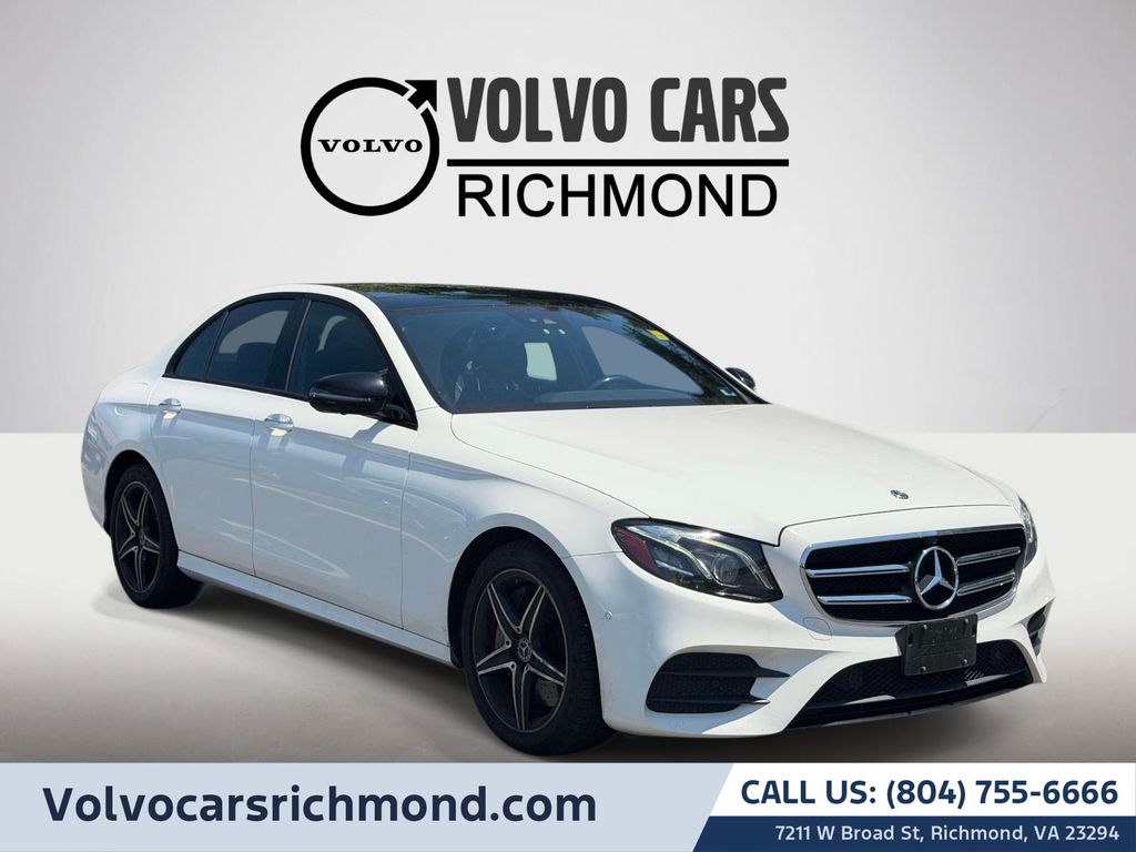 Polar White 2019 Mercedes-Benz E-Class Sedan All-Wheel Drive 9-Speed Automatic