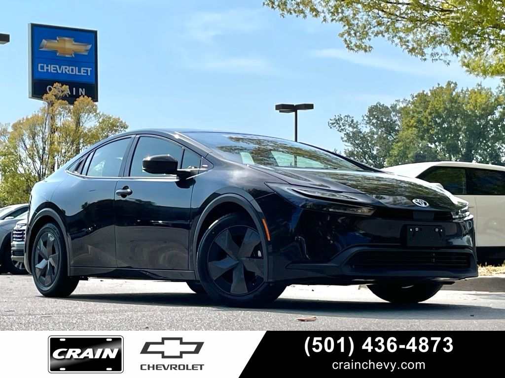 Midnight Black Metallic 2025 Toyota Prius Hatchback Front-Wheel Drive Continuously Variable Transmission