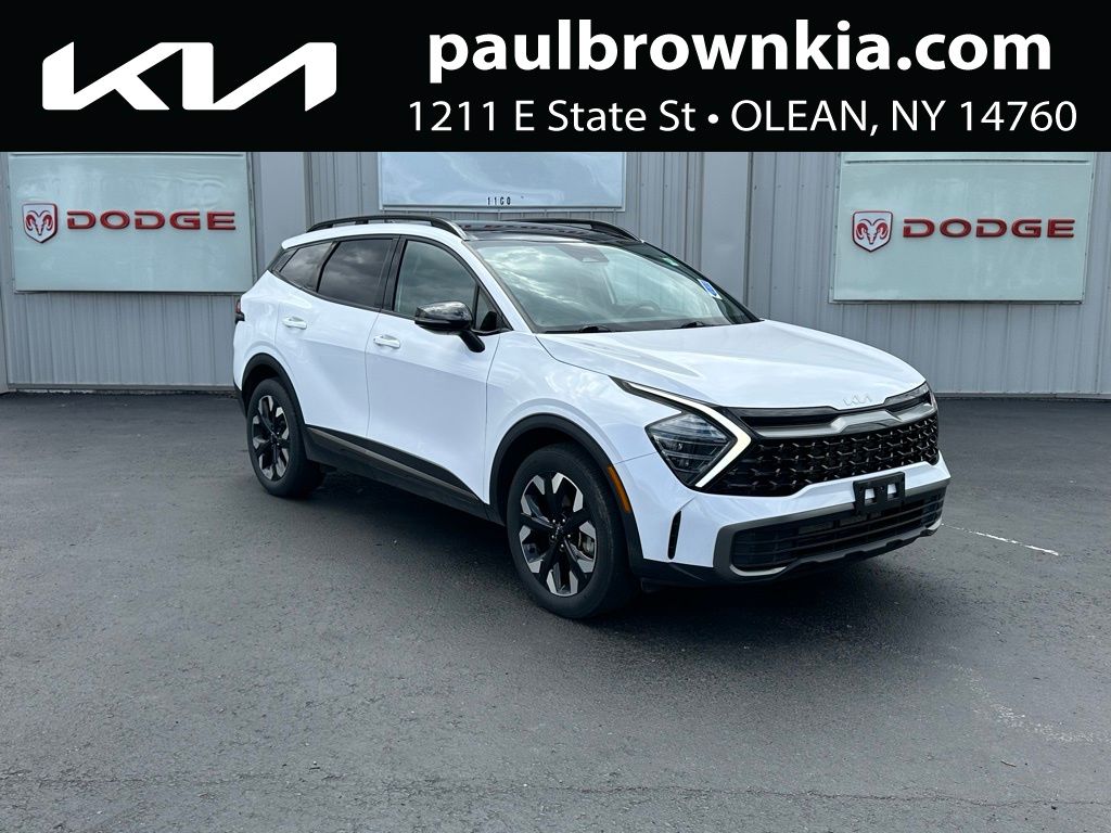 Glacial White Pearl 2024 Kia Sportage X-Line AWD SUV / Crossover All-Wheel Drive 8-Speed Automatic