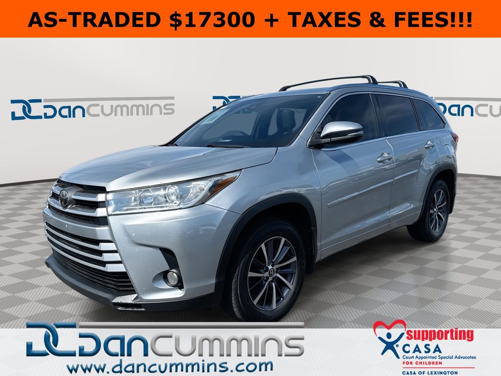 Celestial Silver Metallic 2018 Toyota Highlander XLE AWD SUV / Crossover All-Wheel Drive 8-Speed Automatic