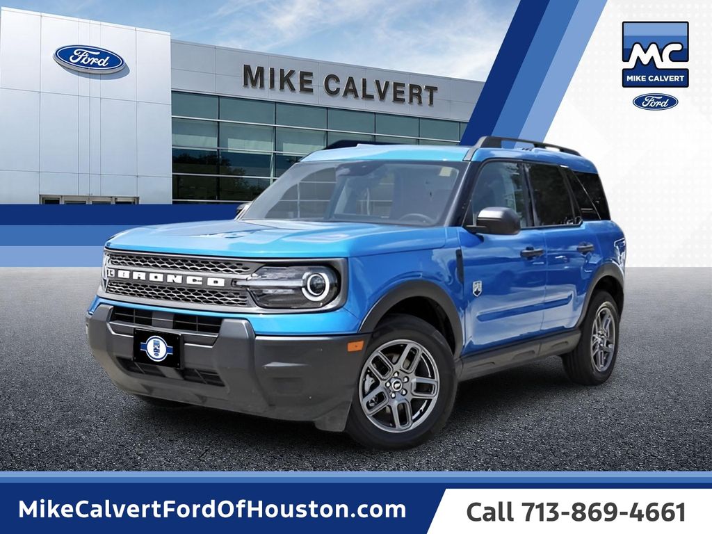Blue Metallic 2025 Ford Bronco Sport SUV / Crossover All-Wheel Drive 8-Speed Automatic