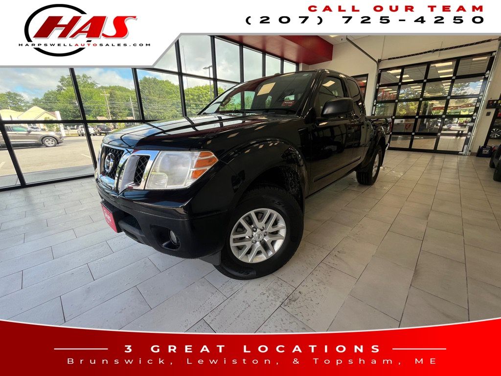 Super Black 2014 Nissan Frontier SV V6 King Cab 4WD Pickup Truck Four-Wheel Drive 5-Speed Automatic Overdrive
