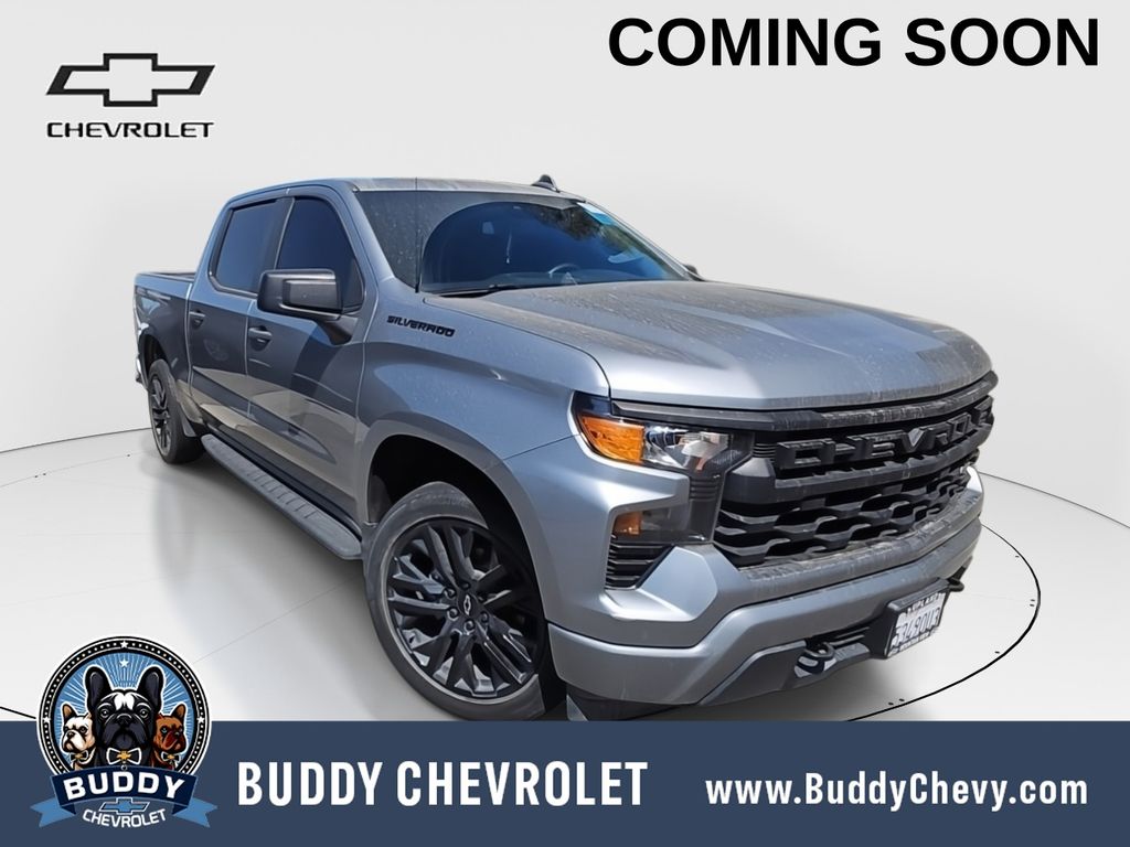 Sterling Gray Metallic 2023 Chevrolet Silverado 1500 Pickup Truck 4X2 8-Speed Automatic