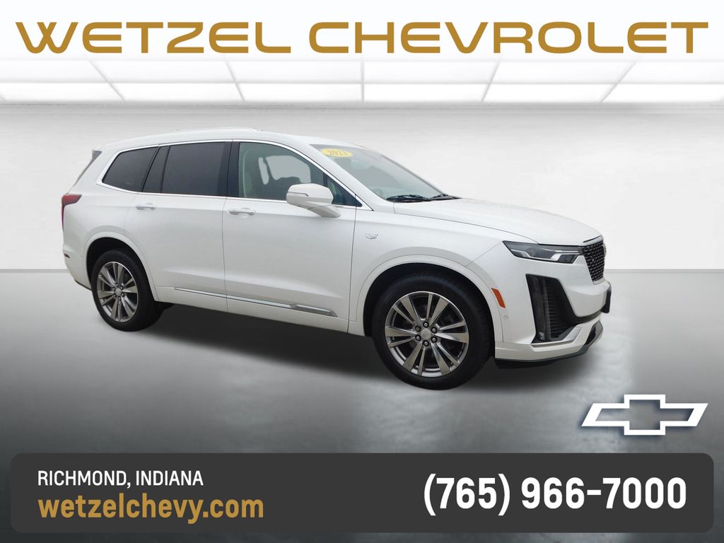 Crystal White Tricoat 2023 Cadillac XT6 Premium Luxury AWD SUV / Crossover Four-Wheel Drive 9-Speed Automatic