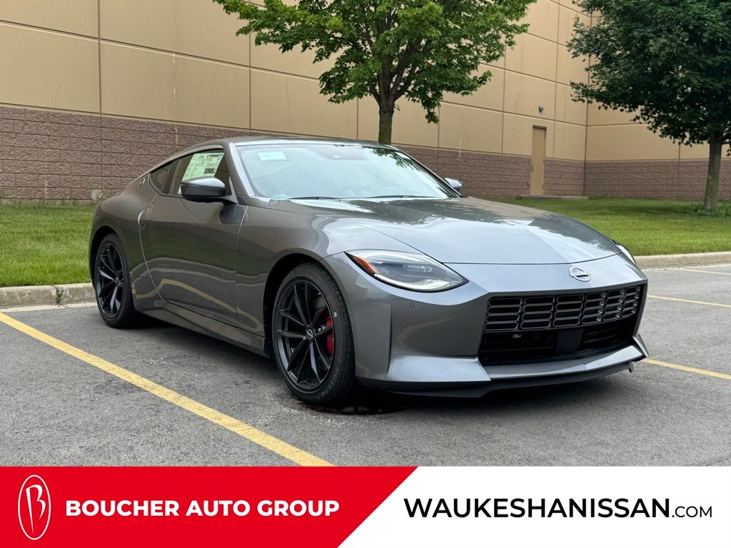 Gray (Gun Metallic) 2025 Nissan Z Performance RWD Coupe Rear-Wheel Drive 9-Speed Automatic