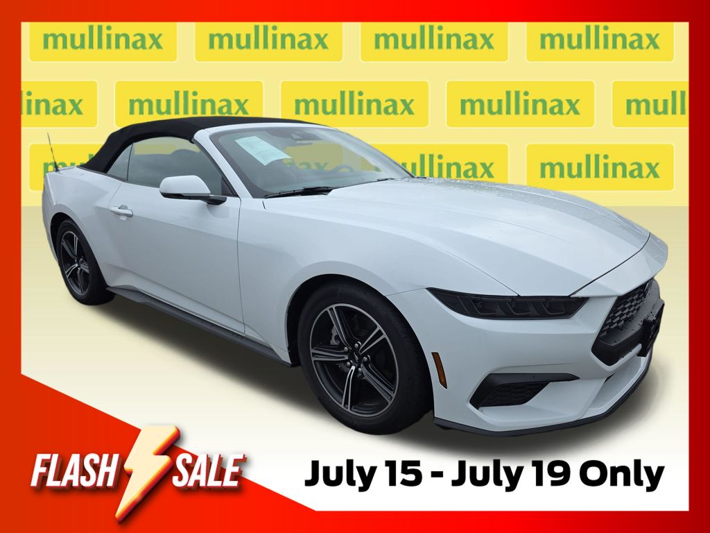 Oxford White 2025 Ford Mustang Convertible Rear-Wheel Drive Automatic