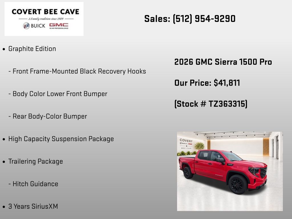 New 2026 Red GMC Pro image 33