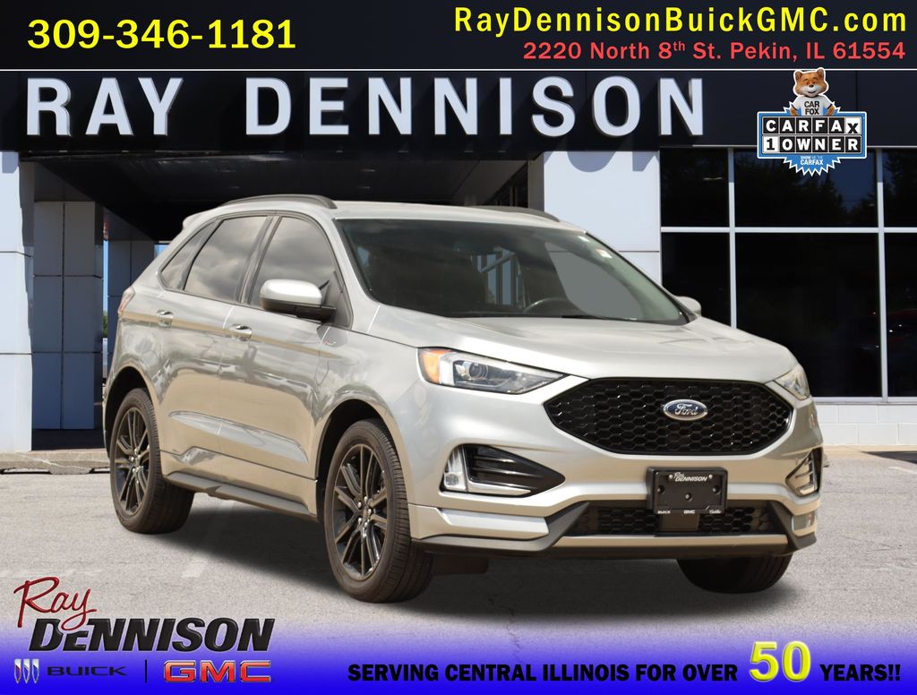 Silver Metallic 2022 Ford Edge SUV / Crossover All-Wheel Drive 8-Speed Automatic