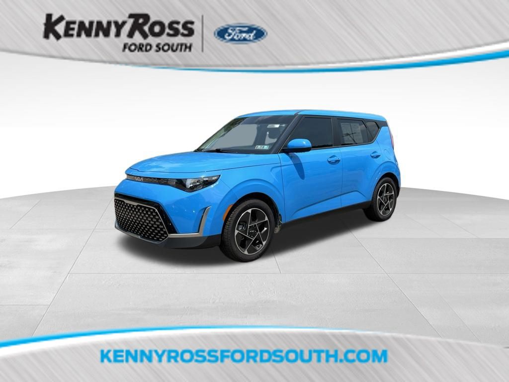Surf Blue 2025 Kia Soul SUV / Crossover Front-Wheel Drive Continuously Variable Transmission