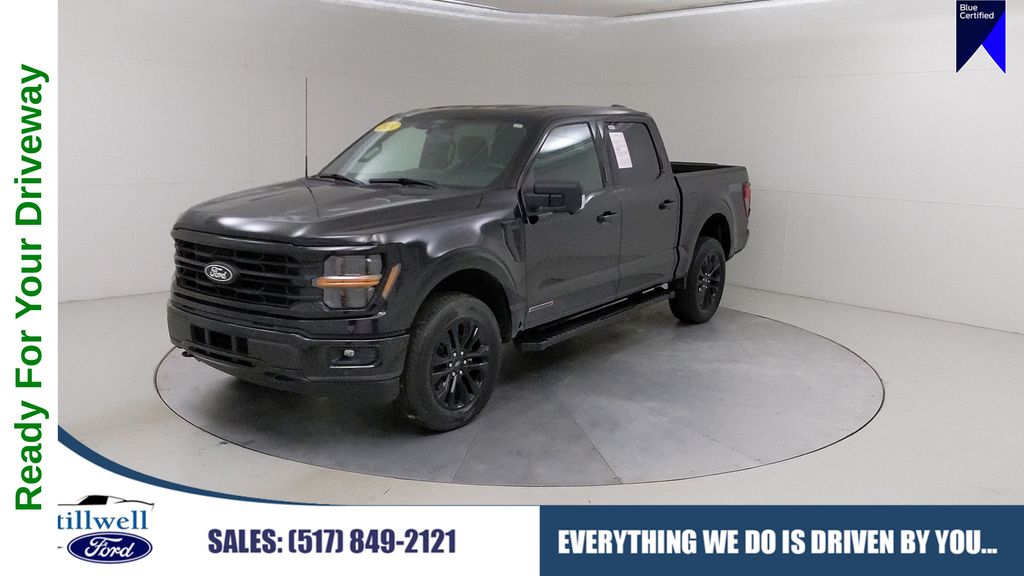 Black Metallic 2024 Ford F-150 Pickup Truck Four-Wheel Drive Automatic