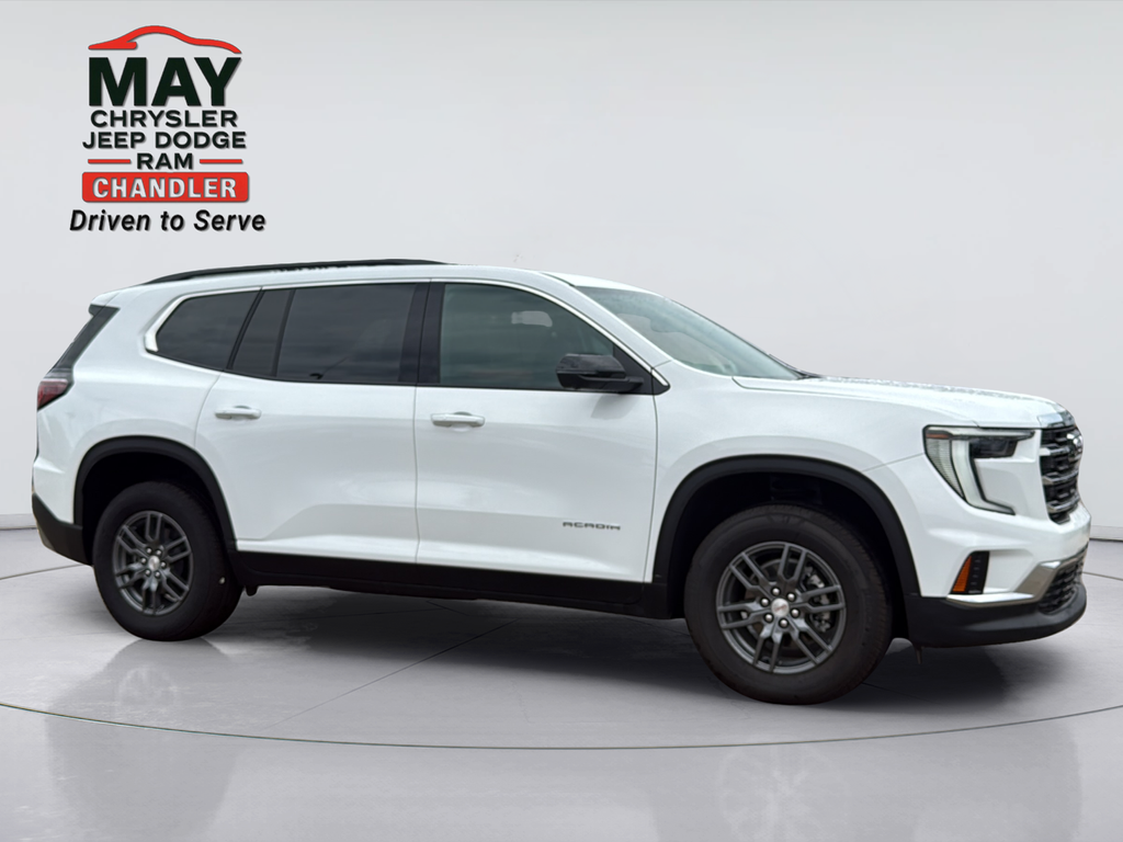 Summit White 2025 GMC Acadia SUV / Crossover Front-Wheel Drive 8-Speed Automatic