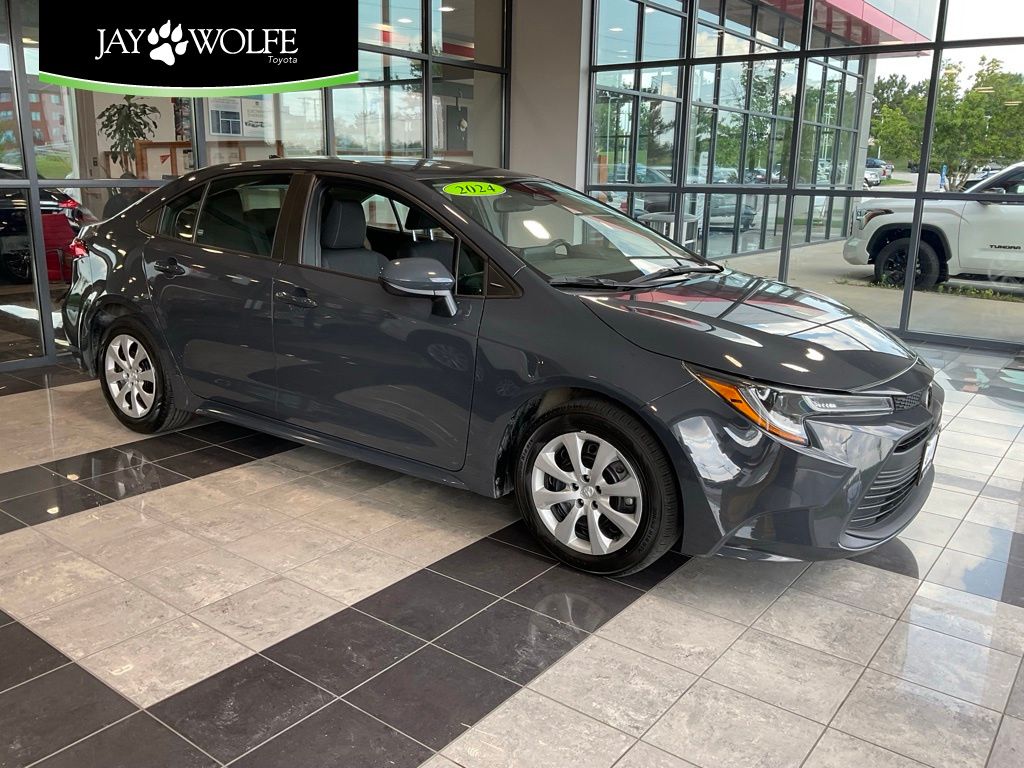 Underground/Midnight Black Metallic 2024 Toyota Corolla Sedan Front-Wheel Drive Continuously Variable Transmission