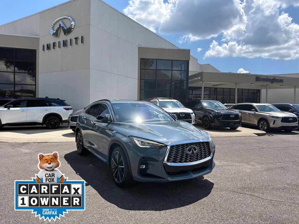 Slate Gray 2023 INFINITI QX55 SUV / Crossover All-Wheel Drive Continuously Variable Transmission