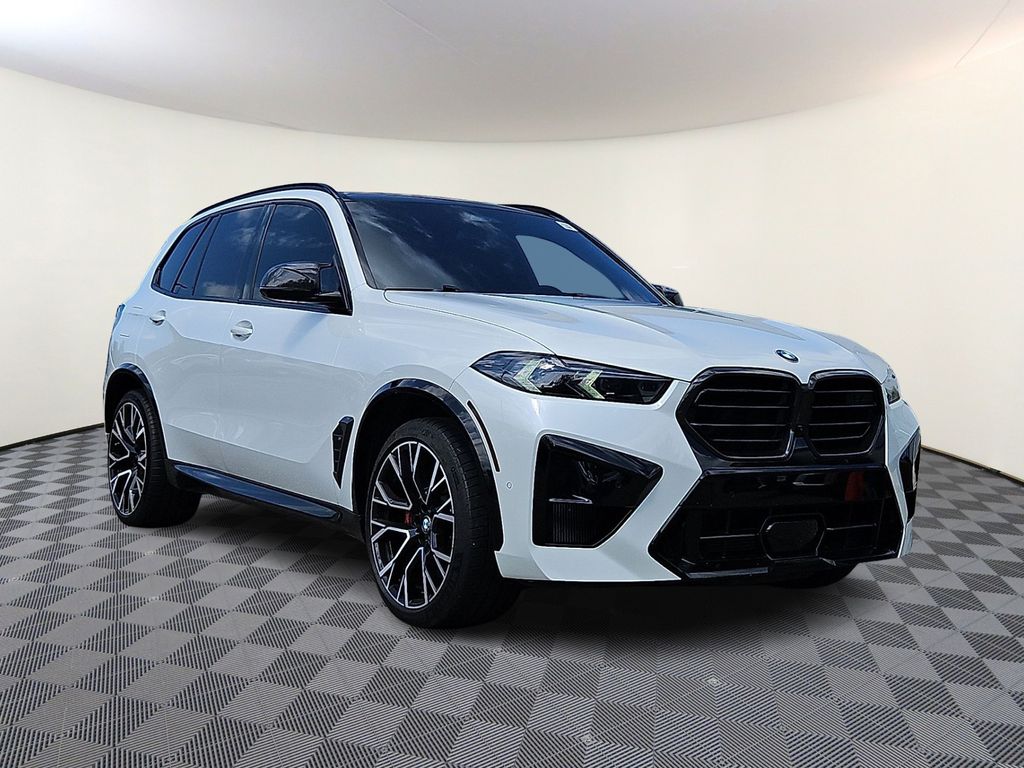 White Metallic 2024 BMW X5 M SUV / Crossover All-Wheel Drive 8-Speed Automatic