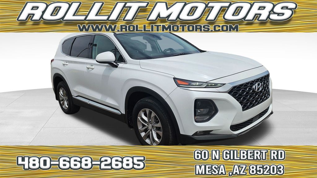 Quartz White 2020 Hyundai Santa Fe SUV / Crossover All-Wheel Drive 8-Speed Automatic