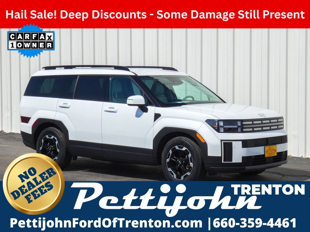 Serenity White 2025 Hyundai Santa Fe SEL AWD SUV / Crossover All-Wheel Drive Automatic