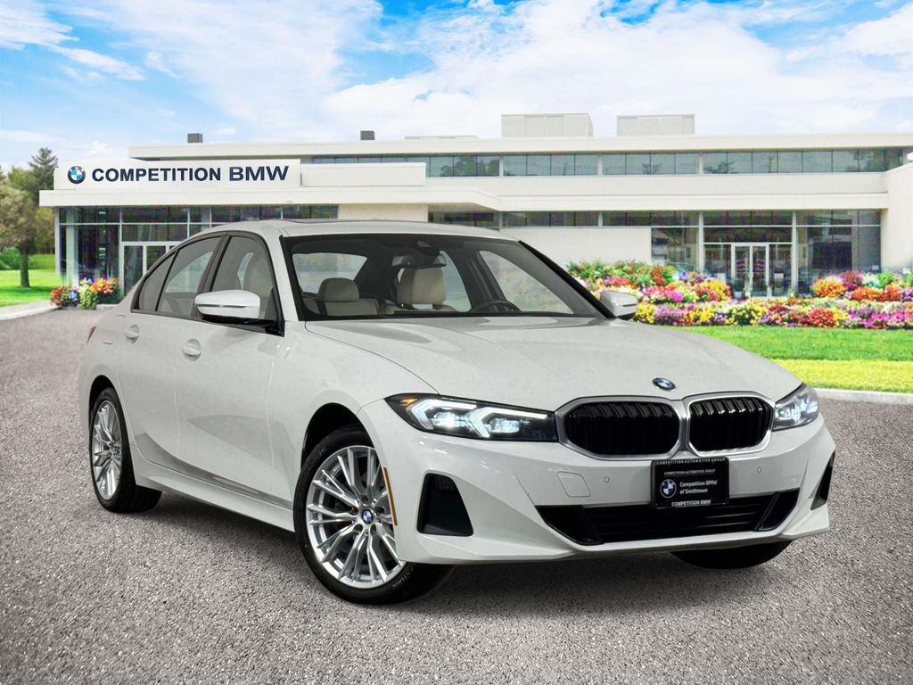 Alpine White 2023 BMW 3 Series Sedan All-Wheel Drive 8-Speed Automatic