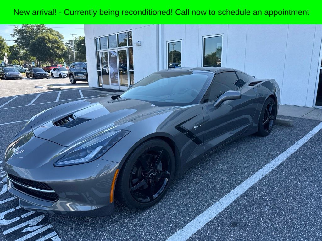 Gray Metallic 2015 Chevrolet Corvette Coupe Rear-Wheel Drive 7-Speed Manual