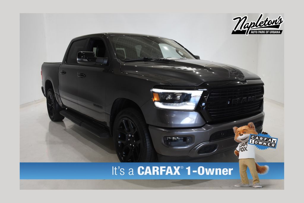 Gray (Granite Crystal Metallic Clearcoat) 2023 RAM 1500 Pickup Truck Four-Wheel Drive 8-Speed Automatic