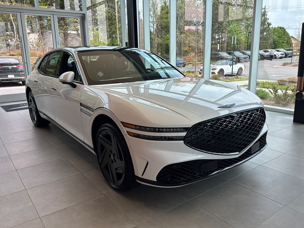 Uyuni White 2026 Genesis G90 3.5T e-Supercharger Black AWD Sedan All-Wheel Drive 8-Speed Automatic