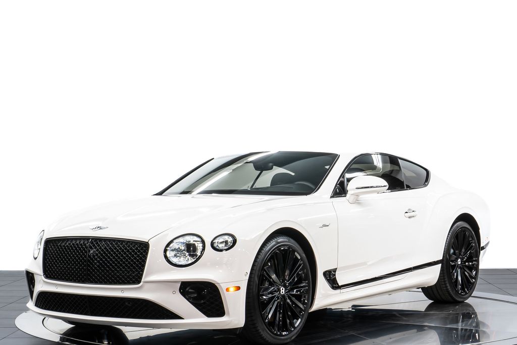 Glacier White 2022 Bentley Continental GT Speed AWD Coupe All-Wheel Drive 8-Speed Dual Clutch
