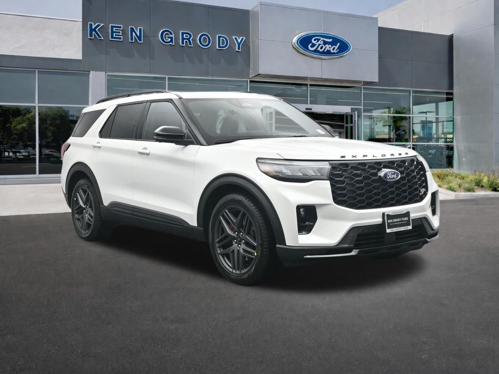 White Metallic 2026 Ford Explorer ST AWD SUV / Crossover All-Wheel Drive Automatic