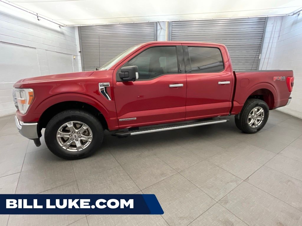 Red Metallic 2021 Ford F-150 XLT SuperCrew 4WD Pickup Truck Four-Wheel Drive Automatic