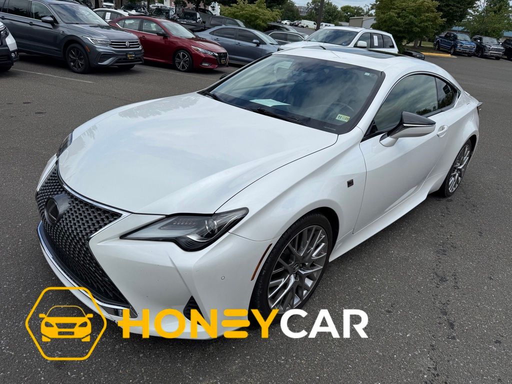 White Pearl 2020 Lexus RC Coupe Rear-Wheel Drive 8-Speed Automatic