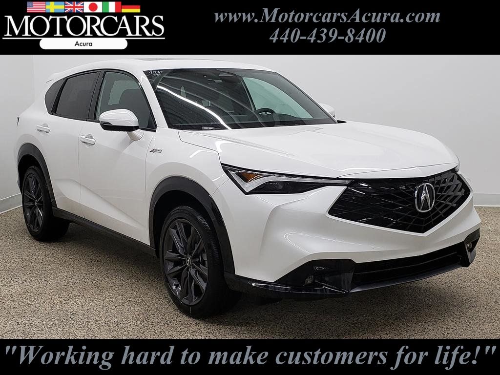 Platinum White Pearl 2026 Acura ADX SH-AWD with A-SPEC Package SUV / Crossover All-Wheel Drive Continuously Variable Transmission
