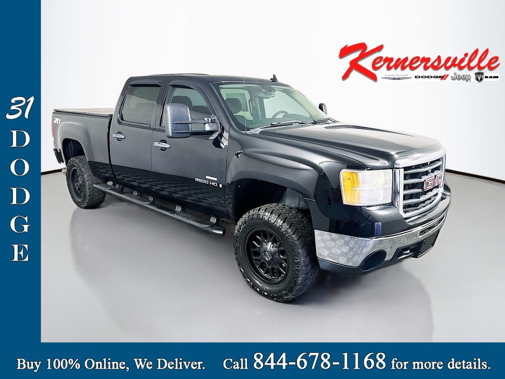 Onyx Black 2009 GMC Sierra 2500HD SLE1 Crew Cab Pickup Truck 4X2 6-Speed Automatic