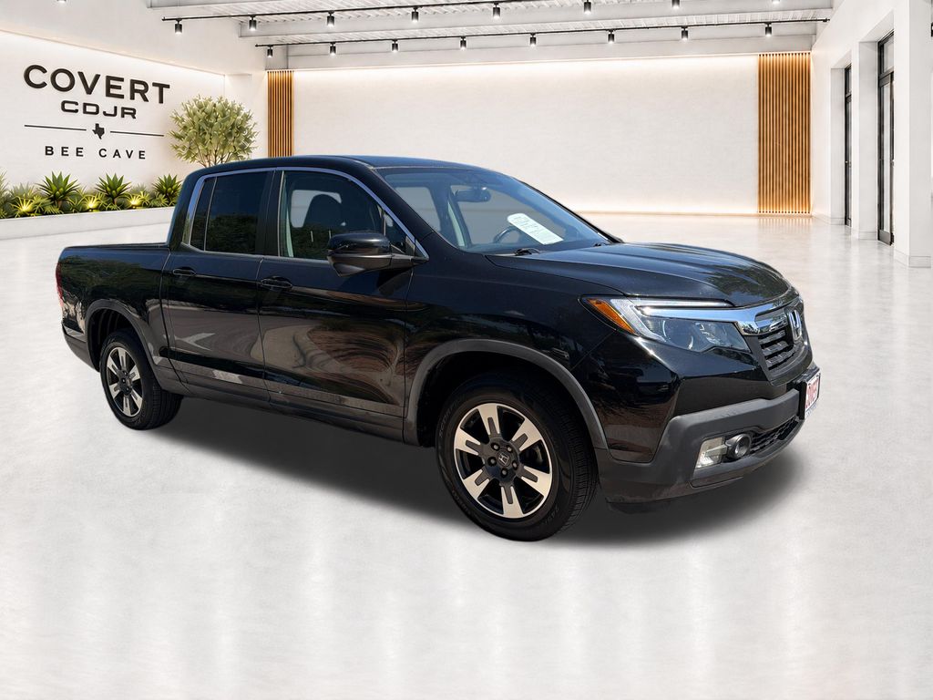 Crystal Black Pearl 2017 Honda Ridgeline Pickup Truck All-Wheel Drive 6-Speed Automatic
