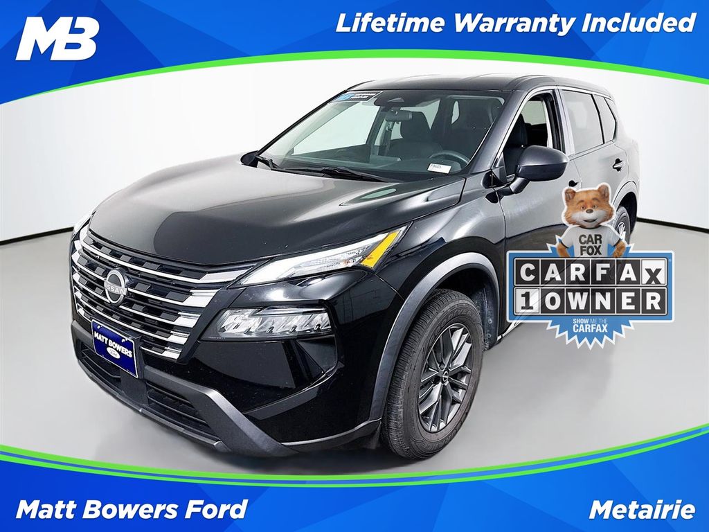 Super Black 2024 Nissan Rogue SUV / Crossover Front-Wheel Drive Continuously Variable Transmission