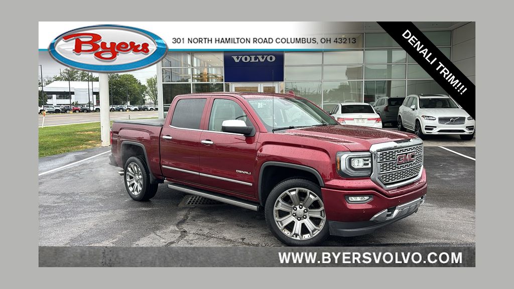 Crimson Red Tintcoat 2017 GMC Sierra 1500 Pickup Truck Four-Wheel Drive 8-Speed Automatic Overdrive