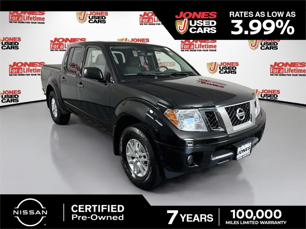 Gray (Magnetic Black Pearl) 2019 Nissan Frontier Pickup Truck Four-Wheel Drive 5-Speed Automatic Overdrive
