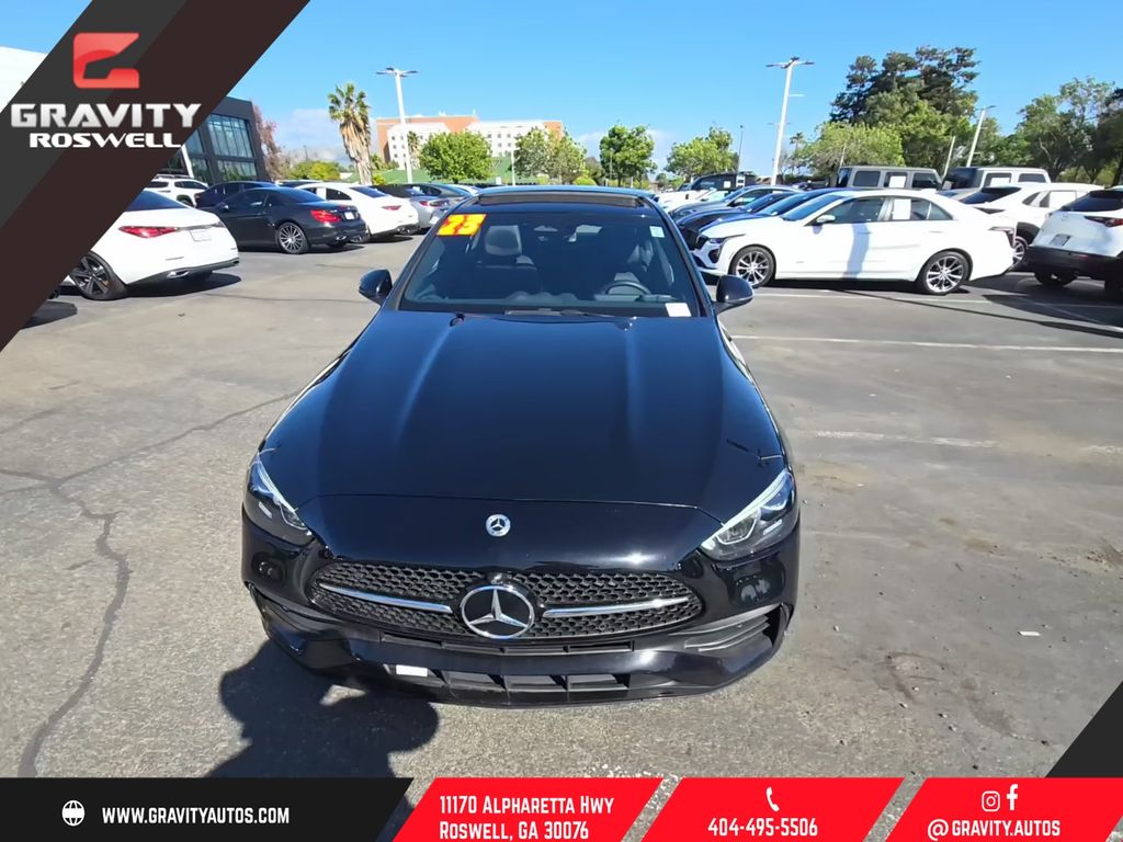 Black 2023 Mercedes-Benz C-Class C 300 4MATIC Sedan All-Wheel Drive 9-Speed Automatic