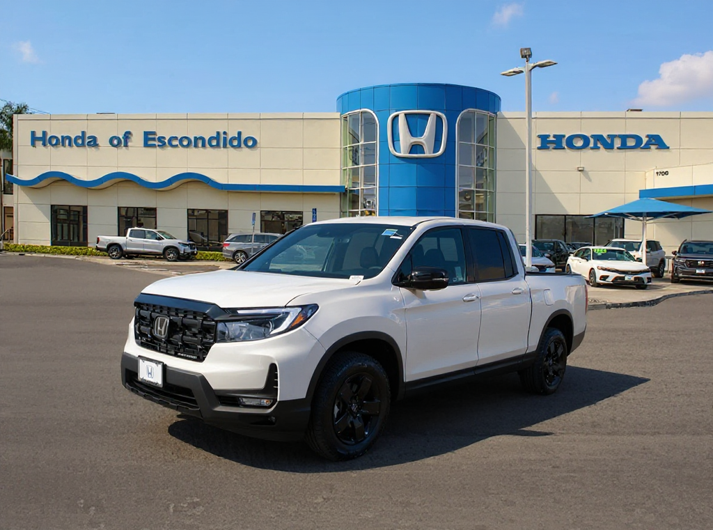 Platinum White Pearl 2026 Honda Ridgeline Pickup Truck All-Wheel Drive 9-Speed Automatic