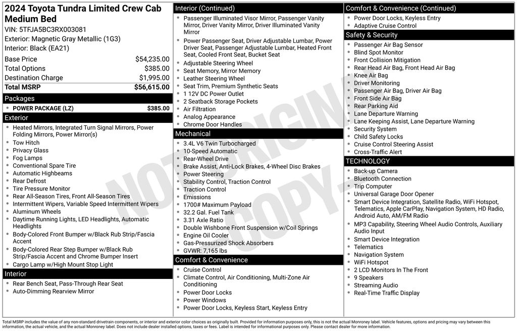 Certified Used 2024 Gray Toyota Limited image 7