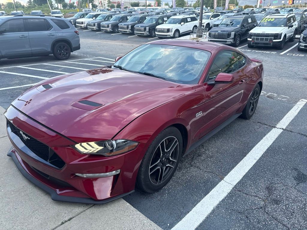 Ruby Red Metallic 2018 Ford Mustang Coupe Rear-Wheel Drive Automatic