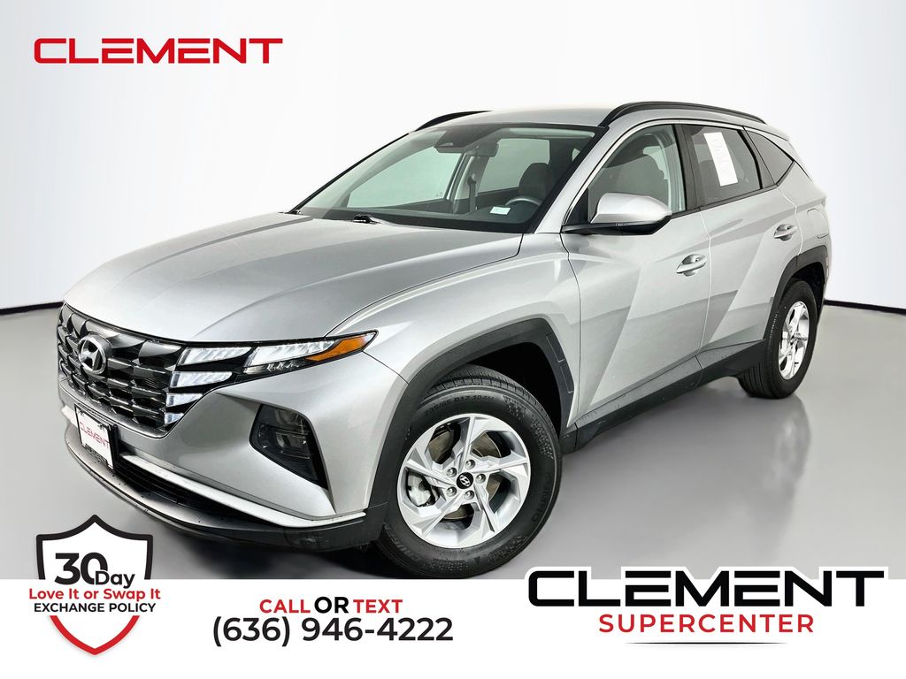 Shimmering Silver 2024 Hyundai Tucson SUV / Crossover All-Wheel Drive 8-Speed Automatic