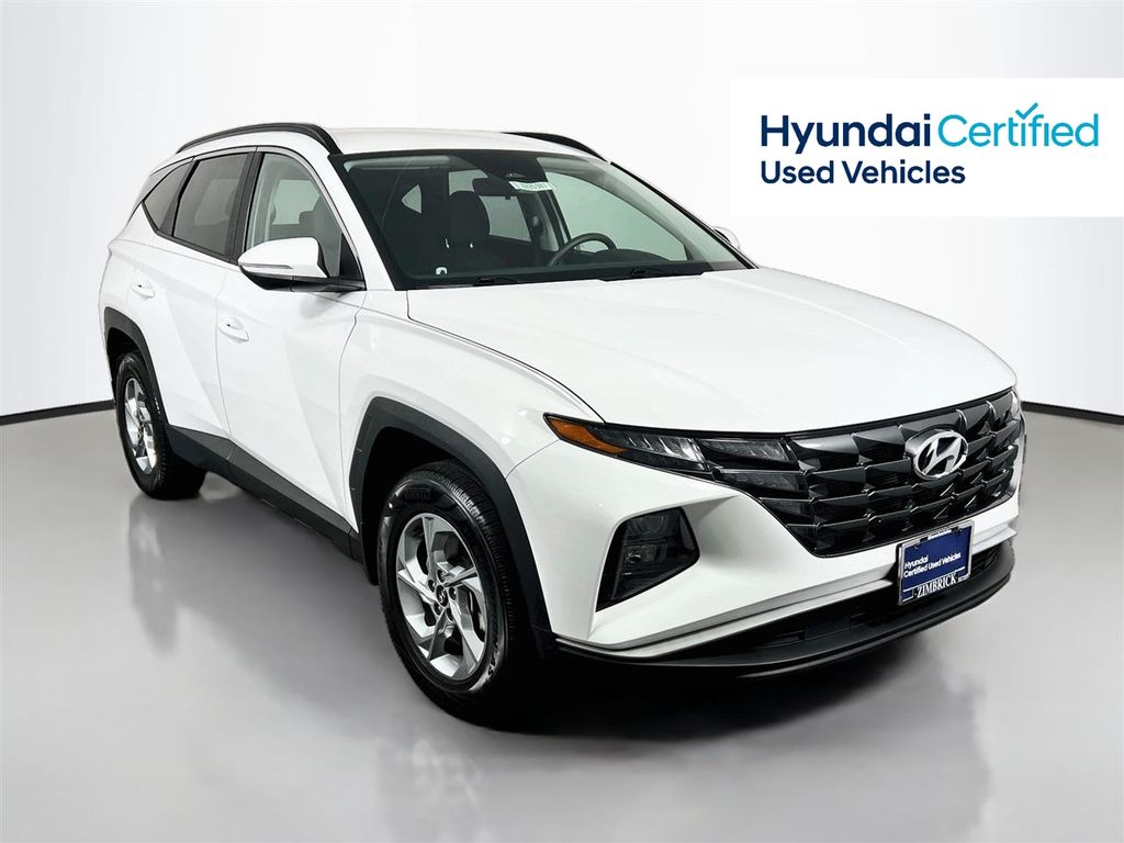 Serenity White Pearl 2023 Hyundai Tucson SUV / Crossover All-Wheel Drive 8-Speed Automatic