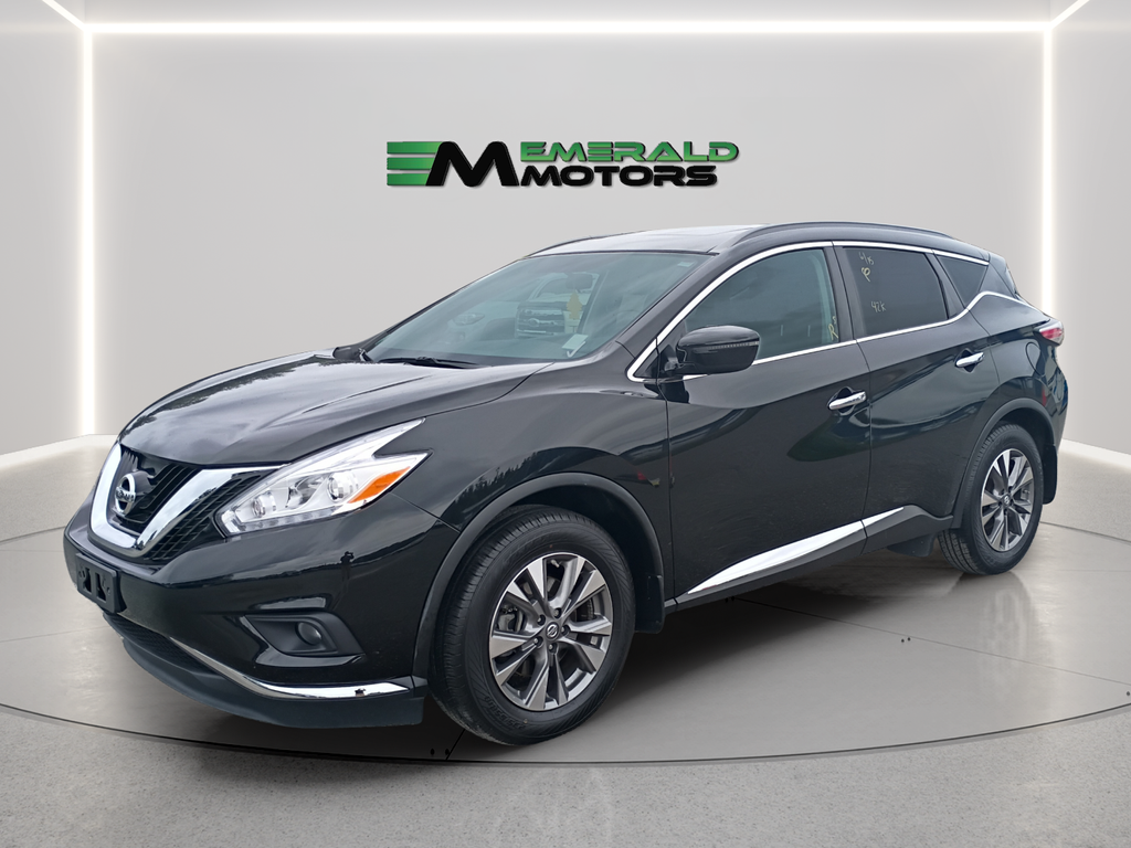 Black 2017 Nissan Murano SUV / Crossover All-Wheel Drive Continuously Variable Transmission